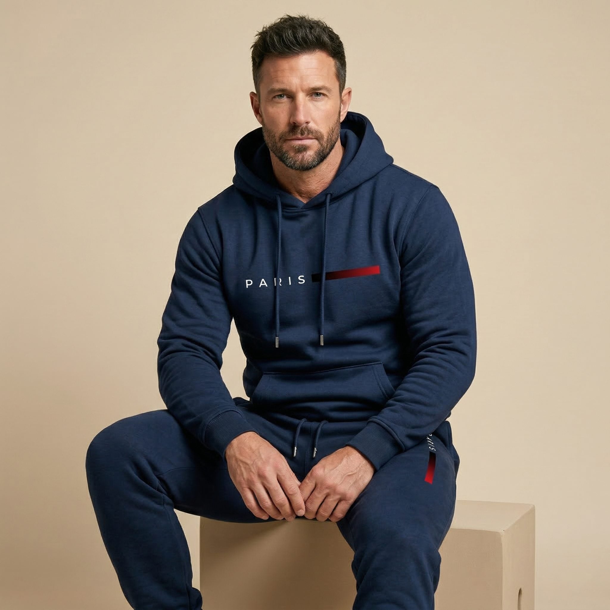 (BUY 1 GET 2) Parisian Nightfall Tracksuit Set